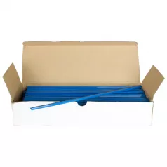 Baghete plastic 4 mm pentru 2-10 pagini 100 buc/cutie EVOffice - albastru
