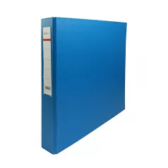 Caiet mecanic carton plastifiat A4, 2 inele EVOffice - albastru
