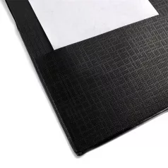 Clipboard carton plastifiat dublu A4 EVOffice - negru