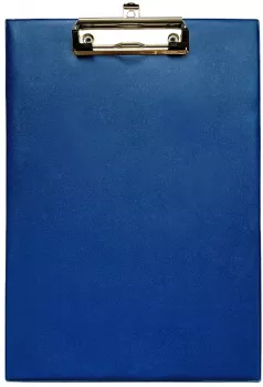 Clipboard carton plastifiat simplu A4(322*230mm)cu agatatoare, suport pix Willgo-albastru