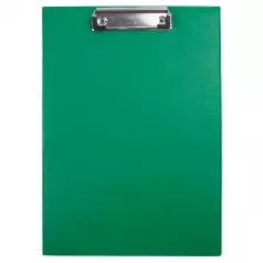Clipboard carton plastifiat simplu A4 EVOffice - verde