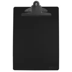 Clipboard plastic simplu A4(320*230mm) cu clema de prindere Jumbo si agatatoare-negru