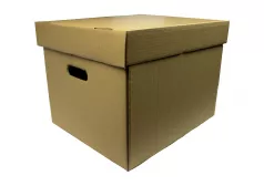 Container arhivare cu capac detasabil si manere 400*335*290(5 bibliorafturi 7.5cm)
