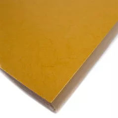 Coperti carton color imitatie piele A4 250g/mp 100coli/top  EVOffice - galben