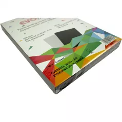 Coperti carton color imitatie piele A4 250g/mp 100coli/top EVOffice - negru