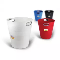 Cos birou plastic 12,5 L ( prevazut cu maner) Ark  - rosu