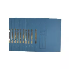 Dosar incopciat 1/2 carton duplex color, 250 gr/mp Willgo - albastru