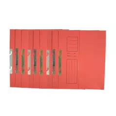 Dosar incopciat 1/2 carton duplex color, 250 gr/mp Willgo - rosu