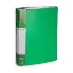 Dosar plastic 100 folii in cutie protectie EVOffice verde