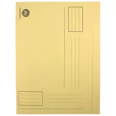 Dosar simplu carton color , 250 gr/mp Willgo -galben