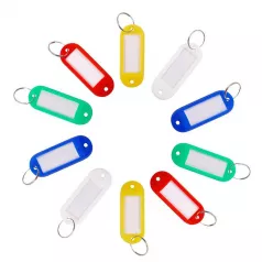 Etichete-suport plastic pentru chei 10buc/set -2buc *5 culori asortate