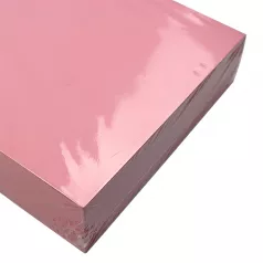 Hartie (carton) culori pastel A4, 160 g/mp, 250 coli/top Evoffice-roz
