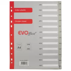 Index plastic Ian-Dec EVOffice