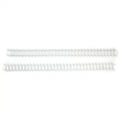 Inele metalice 9.5mm (3/8") pt 50-65 coli, 100 buc/cutie EVOffice - alb