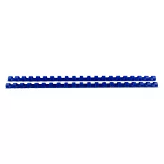 Inele plastic 10 mm, max 65 coli, 100buc/cut EVOffice albastru