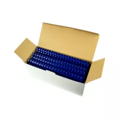 Inele plastic 25 mm, max. 240 coli, 50 buc/cutie EVOffice albastru