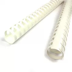 Inele plastic 28 mm, max. 270 coli, 50 buc/cutie EVOffice - alb