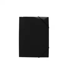 Mapa carton lucios A4 (320*235mm) 400g cu elastic pe colturi EVOffice - negru