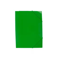 Mapa carton lucios A4 (320*235mm) 400g cu elastic pe colturi EVOffice - verde