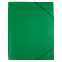 Mapa plastic A4 (318*237mm) cu elastic EVOffice - verde