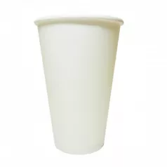Pahar alb din carton 500-600ml (22oz) 50buc/set
