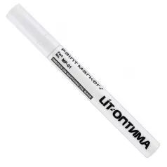Permanent marker cu vopsea (paint marker) varf mediu 2 mm No. 101 - alb