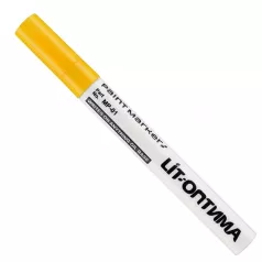 Permanent marker cu vopsea (paint marker) varf mediu 2 mm No. 101 - galben