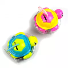 Plastilina  "play dough" in cutie plastic forma broasca testoasa, 12 culori si accesorii modelat No.825
