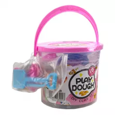 Plastilina "play dough" in galetusa plastic, 18 culori si accesorii modelat No.8206