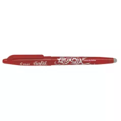 Roller cu cerneala, varf mediu 0.7mm, cu radiera de stergere Frixion Ball Pilot rosu