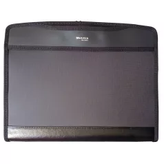 Servieta business (laptop 15,6") material textil A4 cu fermoar, burduf 60 mm,8 compartim. pt documente, 12 buzunare pt CD - negru