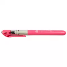 Stilou plastic scolar cu rezerva EVOffice-roz