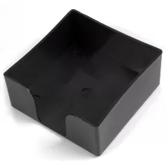 Suport plastic pentru cub hartie 9*9*4.5 cm Ark - negru