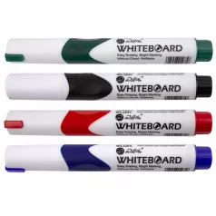 Whiteboard marker cu grip Willgo - albastru
