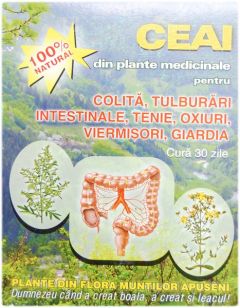 Ceai Paraziti-Intestinali-Plant (Giardia, Oxiuri, Viermisori) gr Dorel Plant - Bioportal