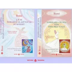 Rumi - pachet 2 carti: A iubi inseamna sa ajungi la Dumnezeu si Eliberarea de sine este fericirea toata