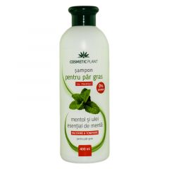 Sampon Pt Par Gras Cu Mentol Si Ulei De Menta 400ml Cosmeti
