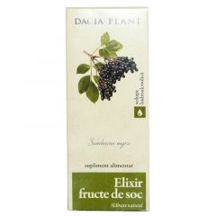 Elixir Din Fructe De Soc Tinctura 200ml Dacia Plant Slabit