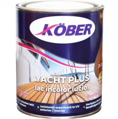 Lac pentru Lemn, Kober Yacht Plus, incolor, int/ext, 0.75 L
