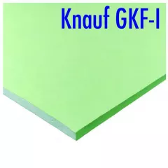 Placa gips-carton rezistenta la foc si umiditate Knauf DFH 13, 12.5 x 2600 x 1200 mm