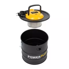 Aspirator pentru cenusa Powerplus POWX3010, 1200 W, 20 l, recipient metal