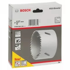 Bosch Carota HSS-bimetal pentru adaptor standard, 127 mm