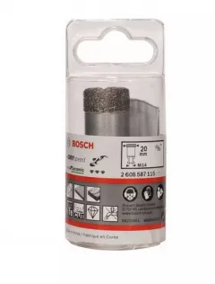 Bosch Carote diamantate Dry Speed Best for Ceramic pentru gaurire uscata, 20 mm