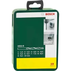 Bosch Caseta 19 burghie metal, 1 - 10 mm