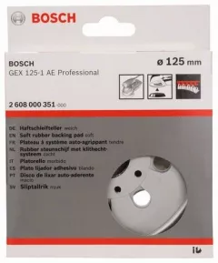 Bosch Disc abraziv extra moale, 125 mm