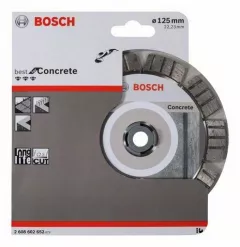 Bosch Disc diamantat pentru beton, Best for Concrete, 125 mm