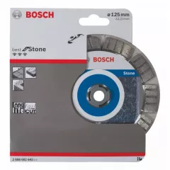 Bosch Disc diamantat pentru granit / piatra, Best for Stone, 125 mm