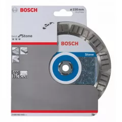 Bosch Disc diamantat pentru granit / piatra, Best for Stone, 150 mm