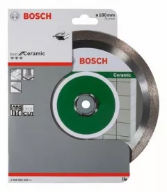 Bosch Disc diamantat pentru gresie, Best for Ceramic, 180 - 25.4 mm