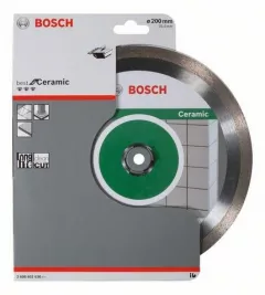 Bosch Disc diamantat pentru gresie, Best for Ceramic, 200 - 25.4 mm